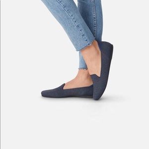 Rothy’s navy heather loafers, size 9